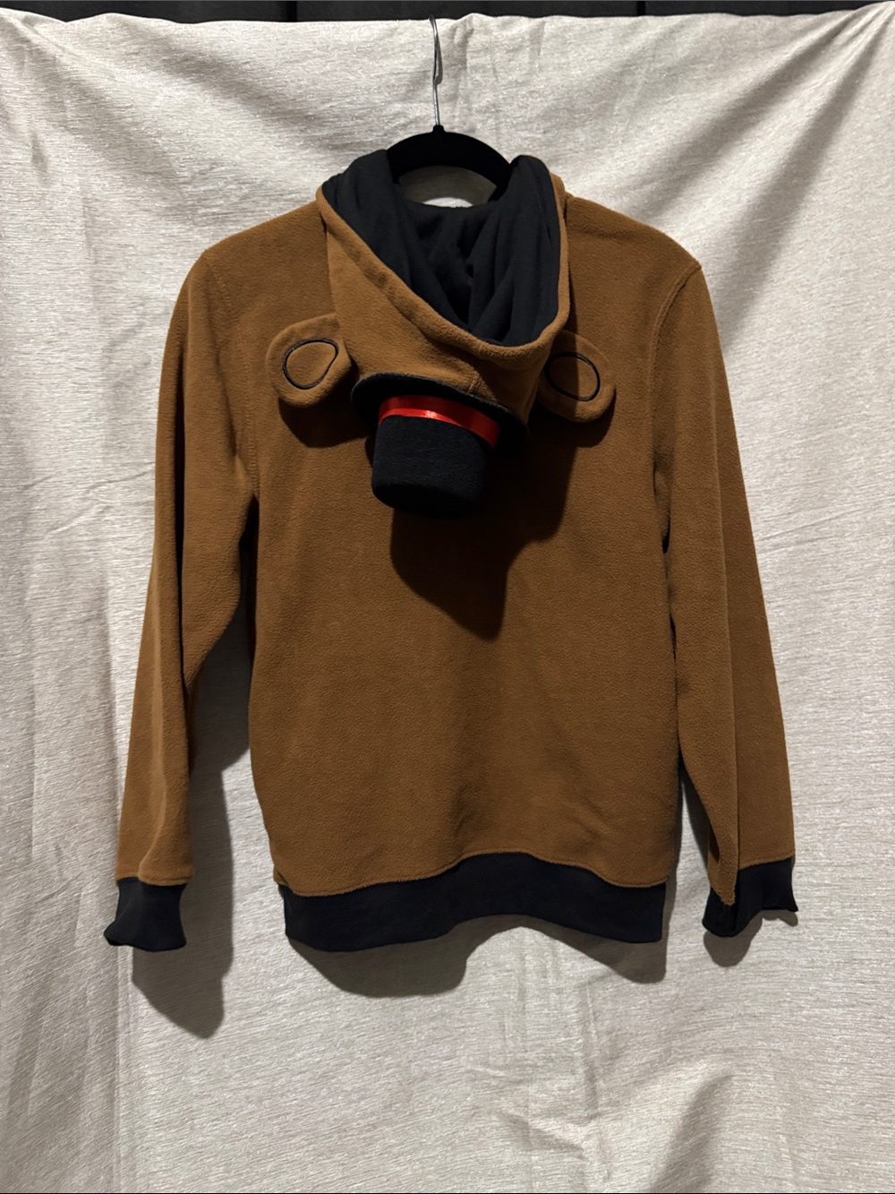 Five Nights at Freddy’s Kids Brown Teddy Front-Zip Hoodie Jacket - Picture 4 of 4
